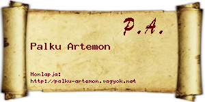 Palku Artemon névjegykártya